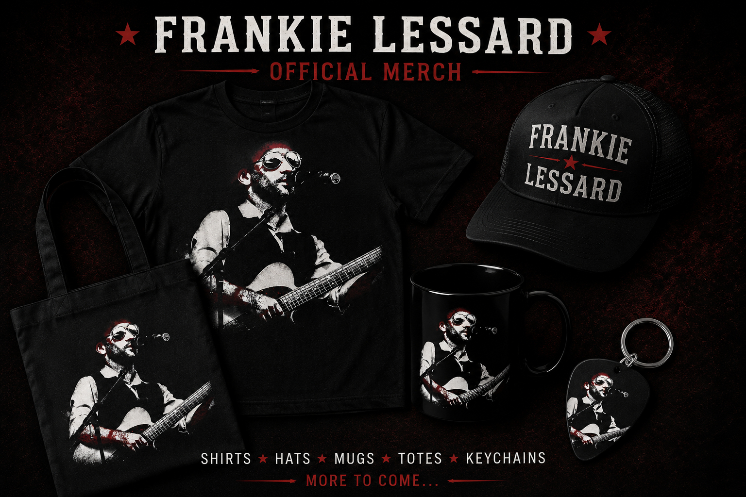 Frankie Lessard logo tee
